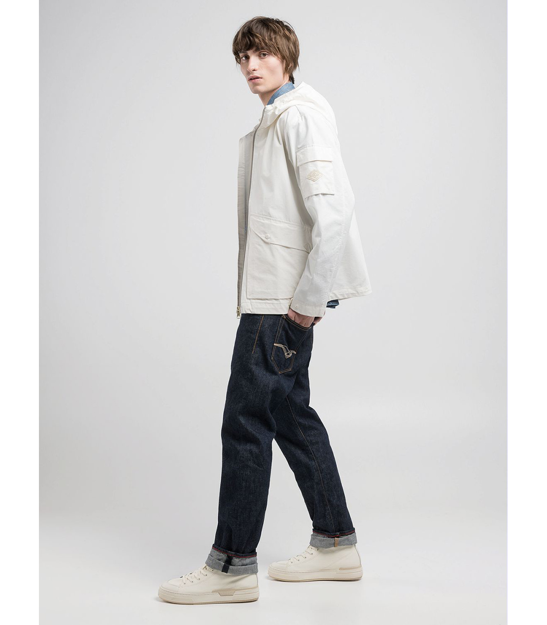 ストレートフィットDERYCK オーセンティック リジットデニム 詳細画像 ダークブルー 4